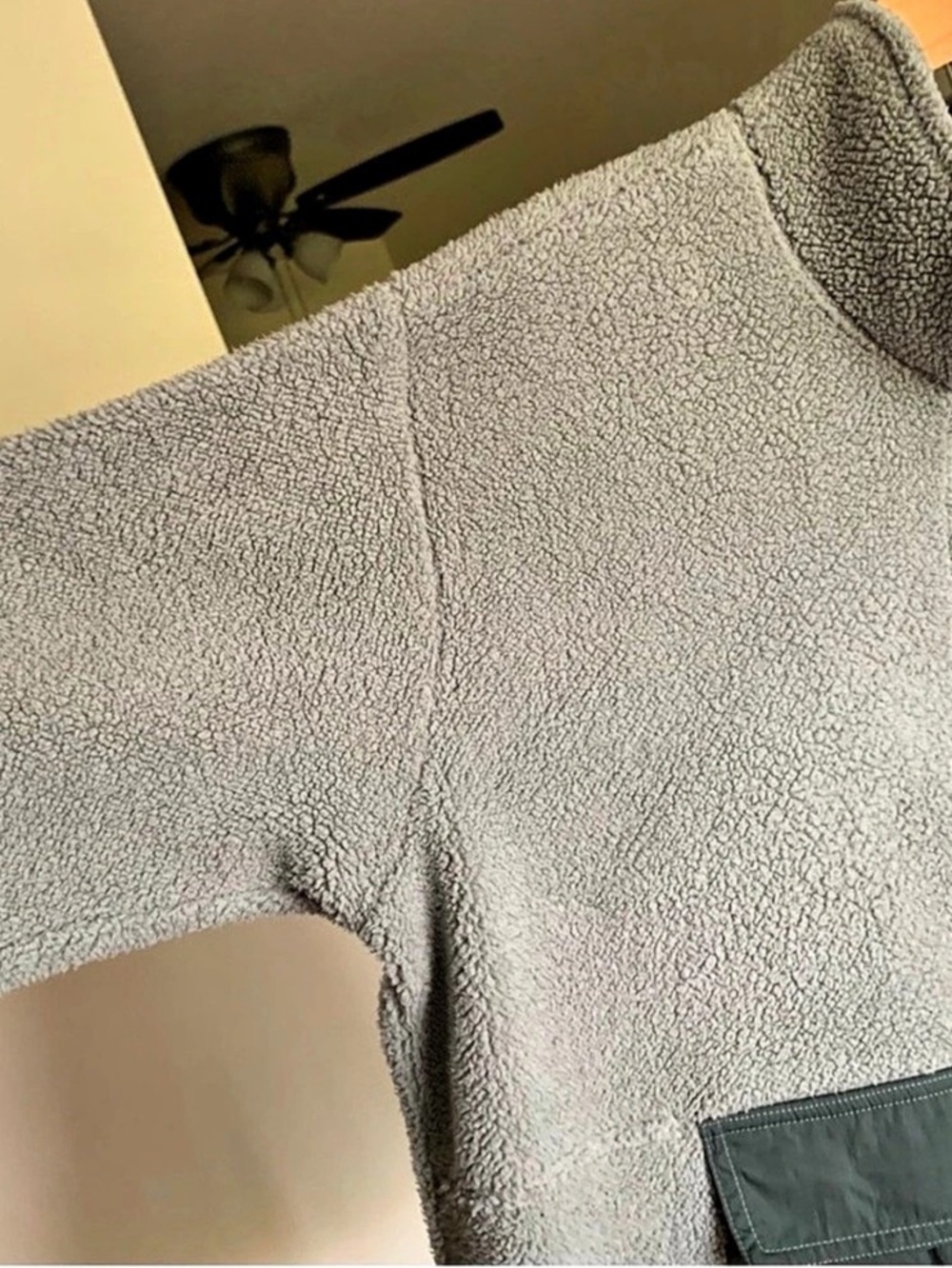 Aerie Offline by Aerie fleece pullover Quarter Zip Fleece Gray Size Medium - Picture 5 of 6